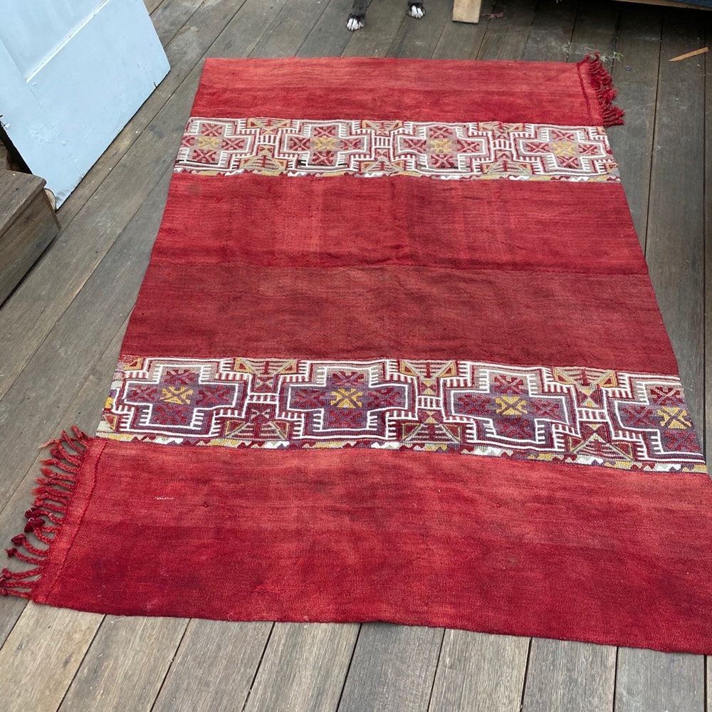 Vintage Turkish Rug 4x6